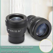 WF10X/22 Stereo Microscope High Point Wide-angle Eyepiece f Olympus/Leica/Nikon