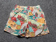 Vilebrequin Shorts Mens XL Turtle Island Floral Fish Swimming Mesh Lined *
