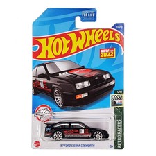 Hot Wheels  87 Ford Sierra Cosworth Black   HW Retro Racers 1:64