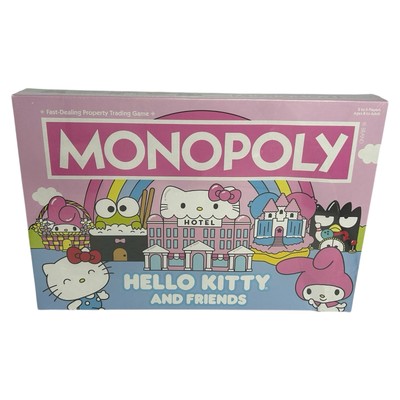 USAopoly MONOPOLY Hello Kitty and Friends Board Game Brand New Box Wear