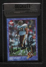 BAS 1993 Collector's Edge Mark Schlereth #248 Seal of Authenticity Auto 3c7