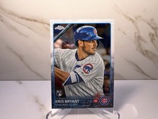 2015 Topps Chrome Kris Bryant #112 RC Rookie Card Chicago Cubs. rookie card picture
