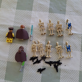 Lot of 2x LEGO Star Wars Sets 75058 MTT 75086 Battle Droid Carrier With Minifigs