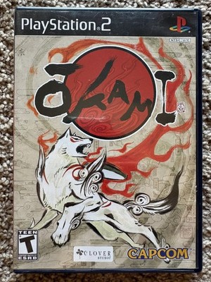Okami PS2 PlayStation 2 Complete CIB W/Manual Used Very Good