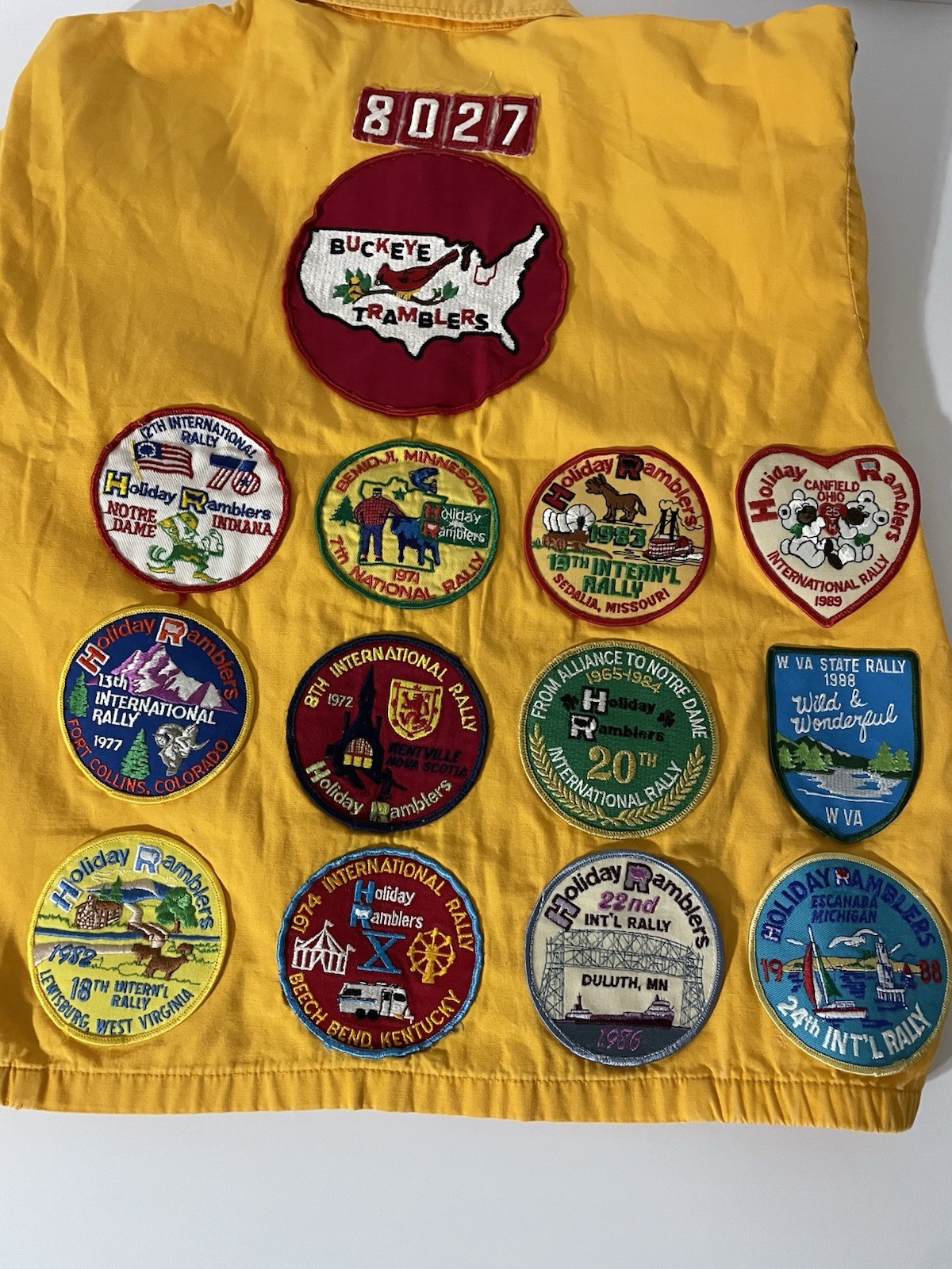 70’s/80’s Holiday Ramblers Patch Work Jacket Size… - image 9