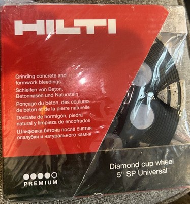 Hilti 5_inch SP Universal Wheel #2238561 Diamond Cup Wheel Premium Concrete