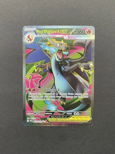 New ListingMega Charizard X ex 109/094 Phantasmal Flames Ultra Rare Holo NM Pokémon