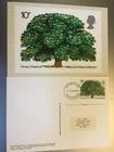 GB STAMPS ROYAL MAIL OFFICIAL PHQ POSTCARD No 5 CHESTNUT TREE FIRST DAY COVER