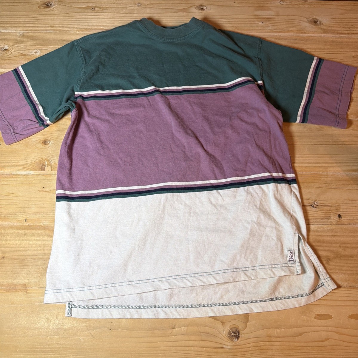 Vintage 90s RARE Christian Dior Monsieur Multicolor Designer Shirt 