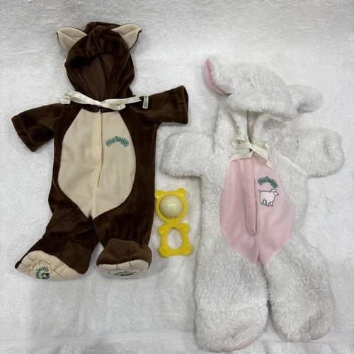 Cabbage Patch Kids Vintage Lamb/Sheep Bear One Piece Doll Costume Outfit 1984
