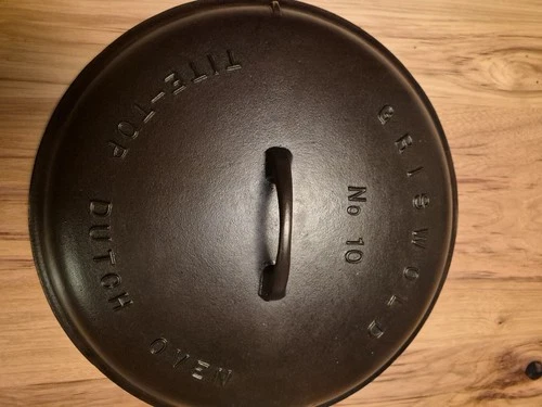 Griswold #10 Cast Iron Large Logo Lid