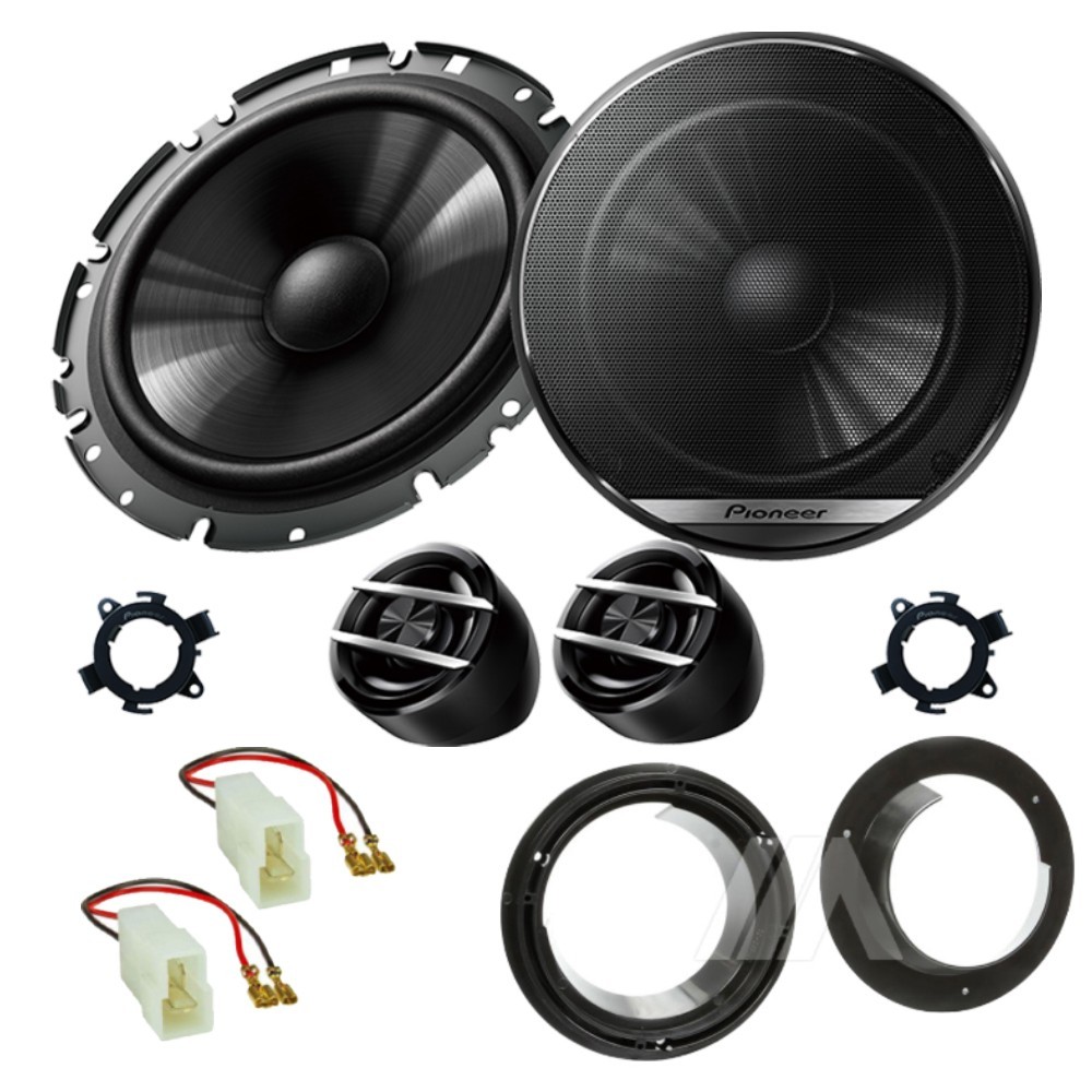 Kit 4 Casse Pioneer TS-G170C per Suzuki Splash 2008 - Audio 300W