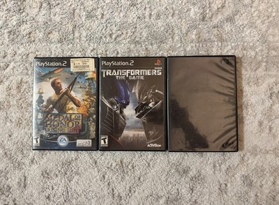 PS2 Game Lot Medal of Honor Rising Sun Transformers LEGO Star Wars II Lot READ