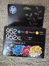 Genuine HP 952XL Black 952 Cyan Magenta Yellow OEM Ink Cartridge Exp: 2028