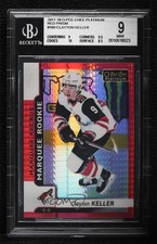2017 O-Pee-Chee Platinum Red Prism /199 Clayton Keller BGS 9 MINT Rookie RC 2d8