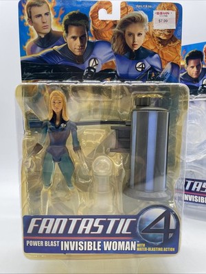 Fantastic Four Power Blast Invisible Woman ToyBiz Action Figure 3