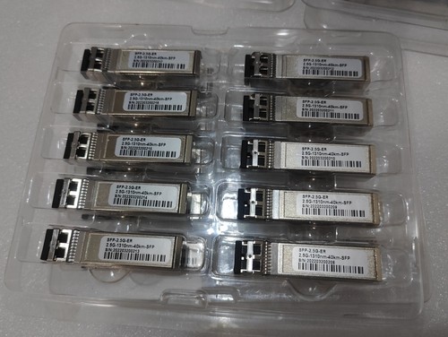 New Lot of 59 SFP-2.5G-ER 2.5G-1310-40KM-SFP TRANSCEIVER Module - Picture 7 of 9