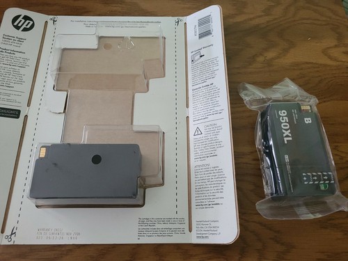 Twin pack Genuine OEM HP 950XL Black Ink Cartridges Exp 11/2016 & Jarbo 950XL - Picture 7 of 9