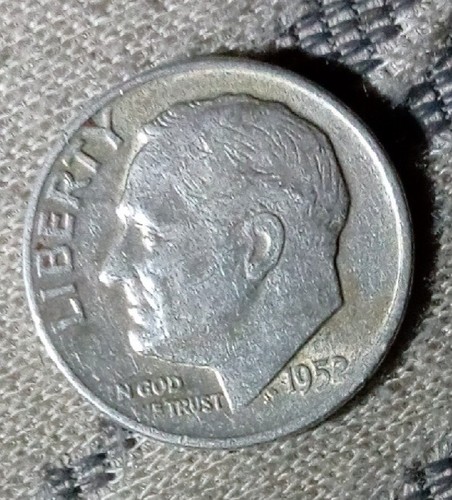 1952 10c Roosevelt Dime