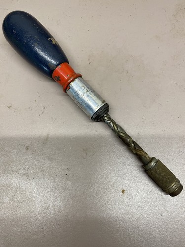 VINTAGE Stanley Handyman Push Drill 