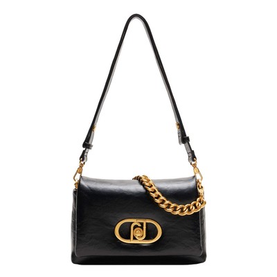 NEW Liu Jo - LaPuffy small Black Shoulder Bag - AA5148E0886 - BLACK AUTHENTIC NW