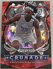 2020 Prizm Draft Picks RED Cracked Ice Crusade PRECIOUS ACHIUWA Hawks RC #88