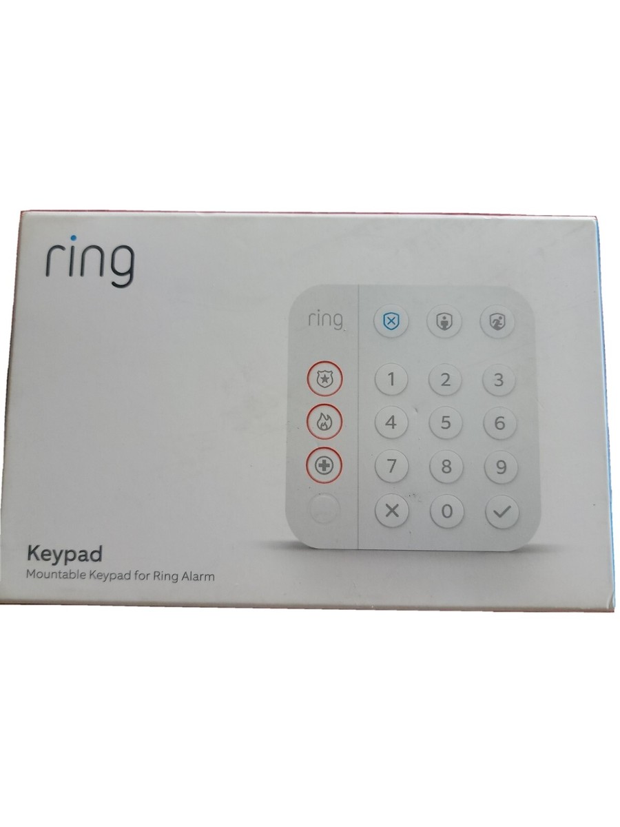Ring Alarm Home Security System Wireless Keypad w Mount 2nd Gen
