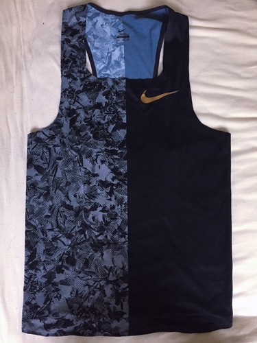 Nike Pro Elite Sponsored 2019 Gold Medallist Distance Singlet | eBay