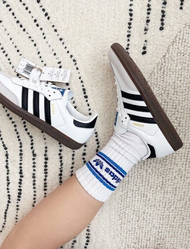 adidas gazelle silver green womens Adidas Kids (Grade School) Samba OG White/Black/Gum  Tip Top Shoes of New  York