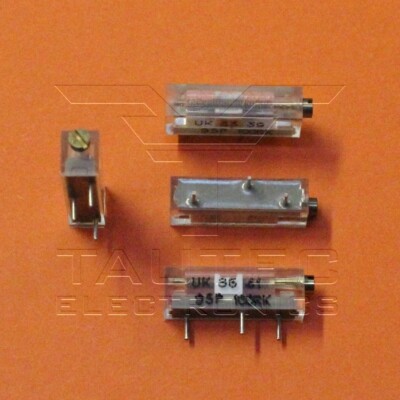20 STK. 100 Ohm TRIMMER ALLEN-BRADLEY SERIE 95P 100R SPINDEL 20 PCS.