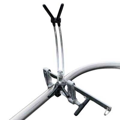 Sliding Fishing Rod Holder Clamp on Boat Rail Post Jetty Kayak 360