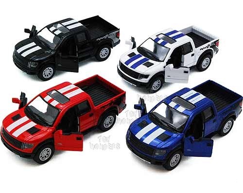 Ford F-150 SVT Raptor Supercrew 2013, camioneta pick up, coche de juguete fundido a presión, 5"", 1:46 - Imagen 2 de 48