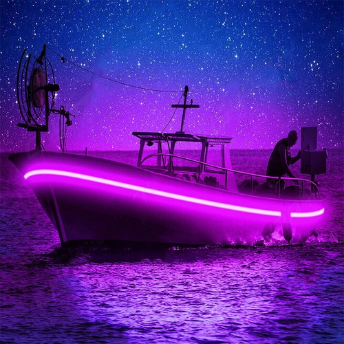 16ft LED UV Licht Nacht Angeln LED Streifen SCHWARZ ULTRAVIOLETT Boot Angeln 12V DC - Bild 7 von 7