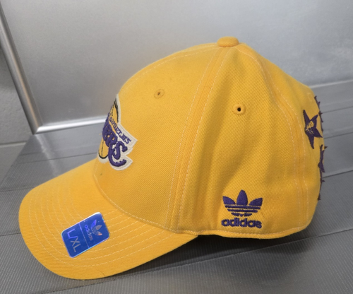 Los Angeles Lakers adidas Hardwood Classics Championship Cap Hat Size X/XL - Picture 2 of 8