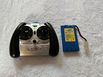 Syma Gyro Helicopter Remote Control Gyroscope System Powers On + Jada Battery