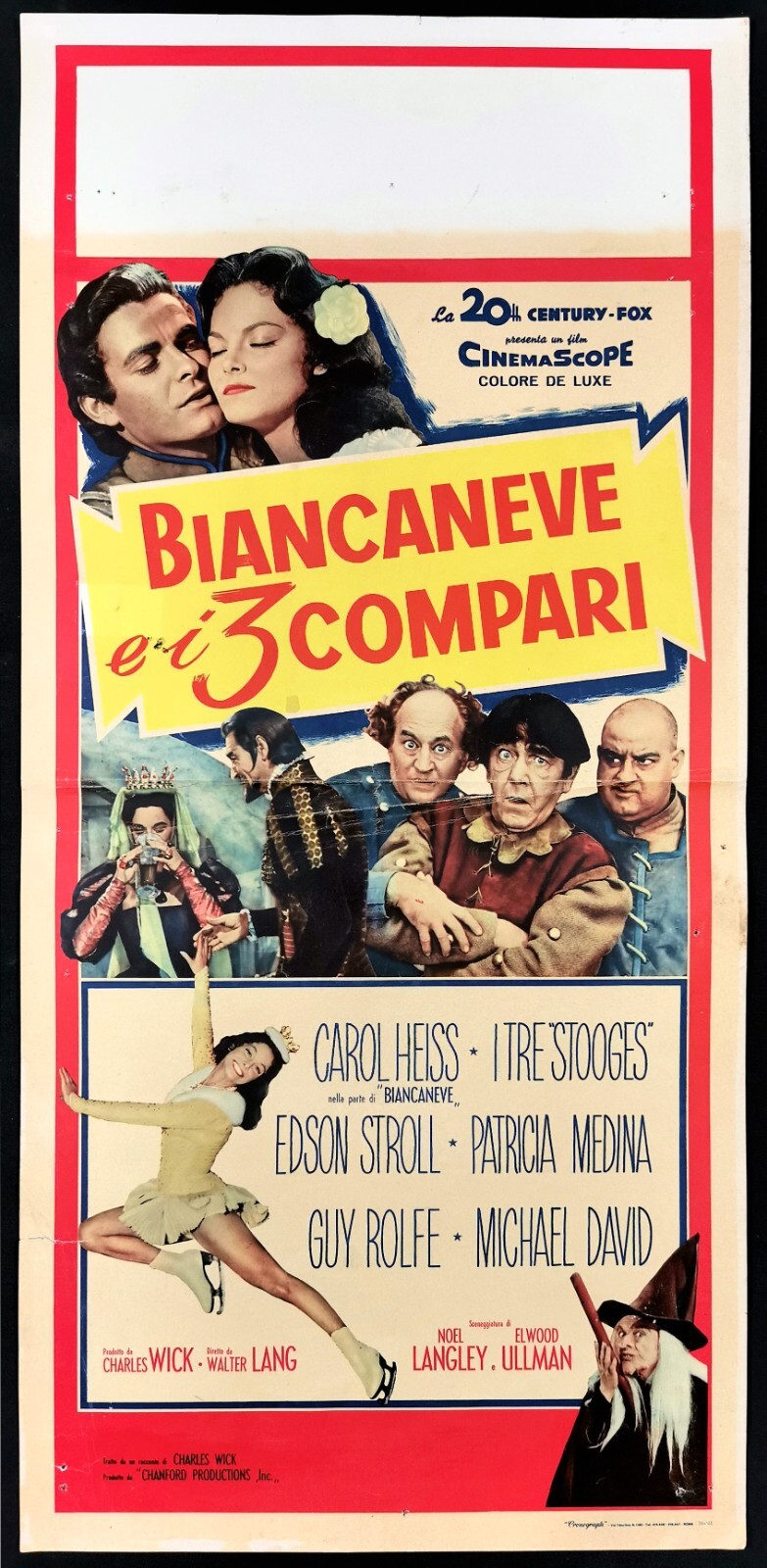 Locandina di Biancaneve e i tre compari (1961)