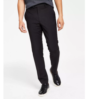 Calvin Klein Men Skinny-Fit Extra Slim Suit Pants Black Size 34X32 | eBay Calvin Klein Men Skinny-Fit Extra Slim Suit Pants Black Size 34X32 | eBay