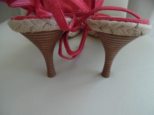 Clarkes shoes size women Uk 6 Eu 39 Hot Pink with matching handbag new with tags - Picture 11 of 15