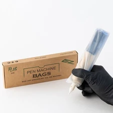 EZ Tattoo Pen Machine & Grip Sleeve Cover Wireless Big Size Pen 200pcs/bags Bulk