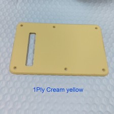 Guitar Parts For US Fender Strat Guitar Back Plate Scratch Plate,Cream Pearl