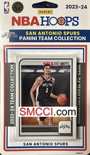 San Antonio Spurs 2023-24 Hoops Team Set Victor Wembanyama Rookie Card 277 Plus