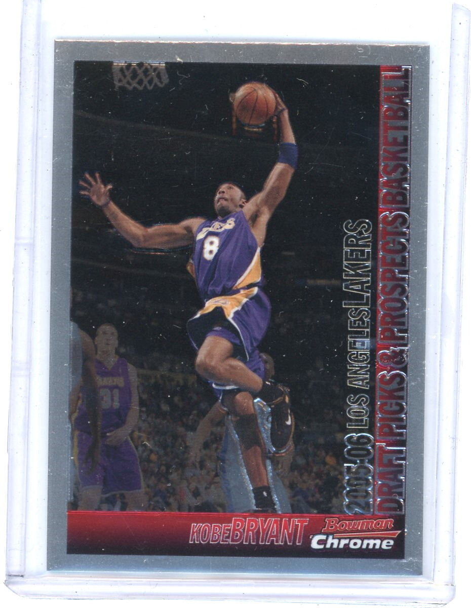 KOBE BRYANT 2005-06 Bowman Chrome Draft Picks & Prospects #69 (LA LAKERS) CARD