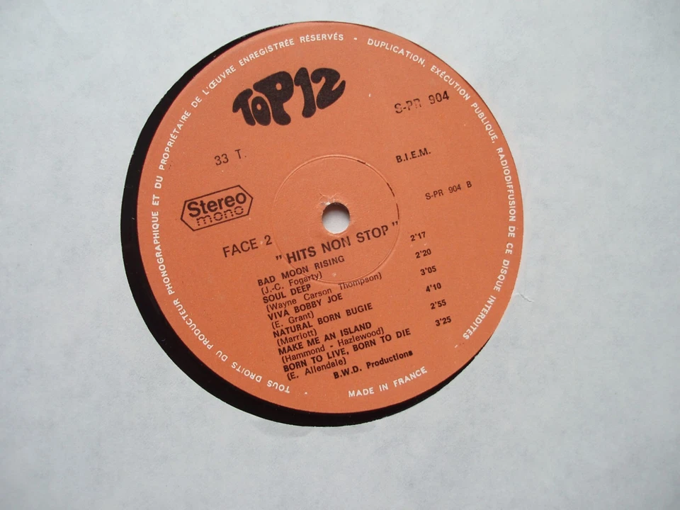 HITS NON STOP TOP 12 SPR 904 Don't forget to remember Soul Deep Marrakech Expres - Photo 4/4