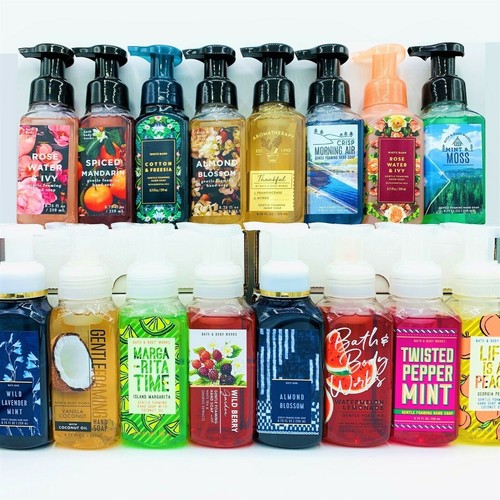 4 Mixed Lot Bath & Body Works Gentle Foaming Hand Soap New
