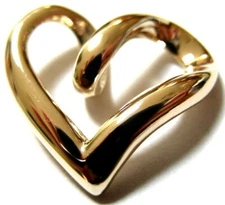 Kaedesigns New Genuine 9ct 9K Genuine Yellow Gold Heart Pendant