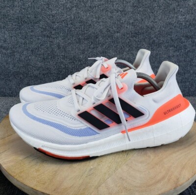 Adidas UltraBoost Men's Size 12 White Black Solar Red Adidas UltraBoost Men's Size 12 White Black Solar Red