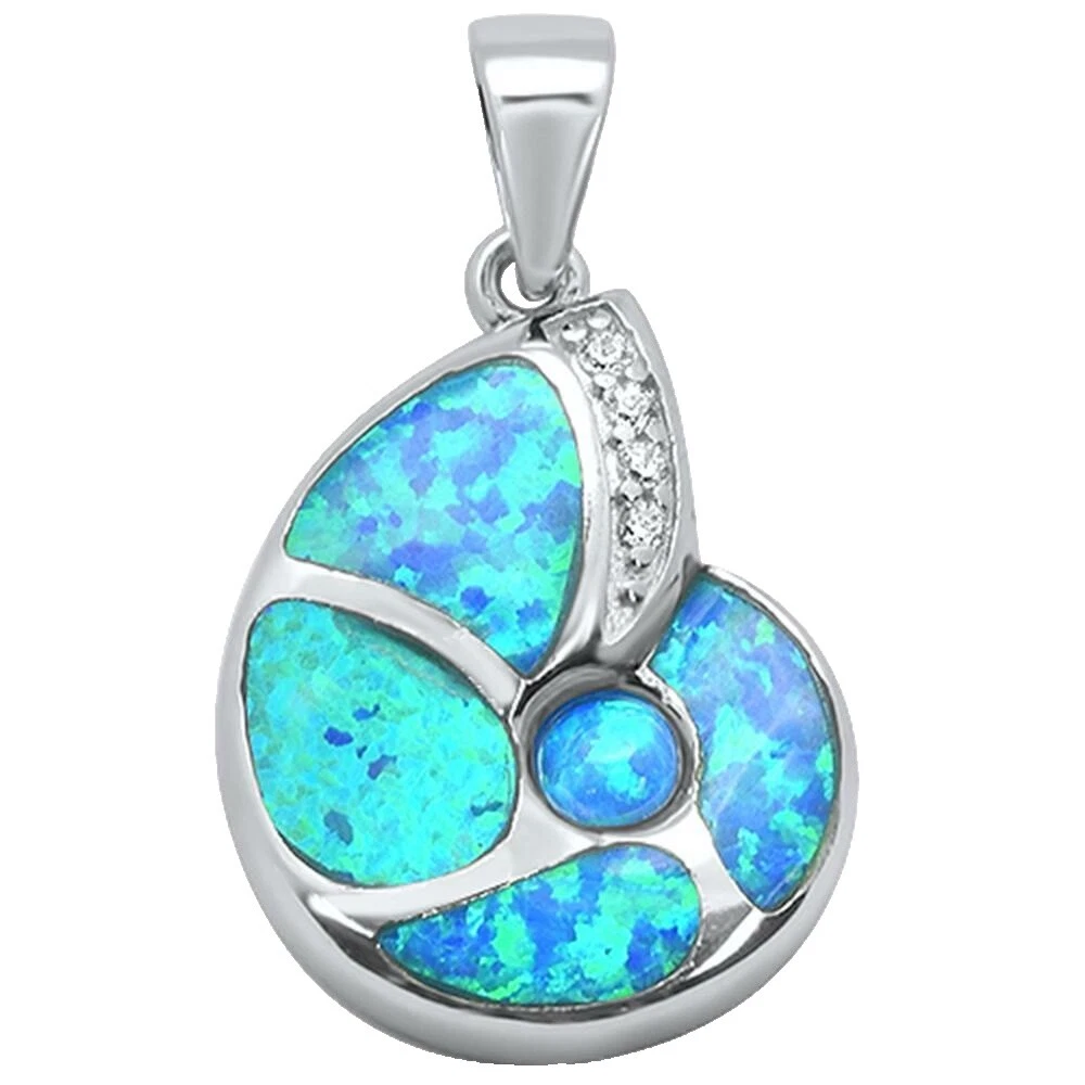 Модные ожерелья и кулоны с раковиной опал