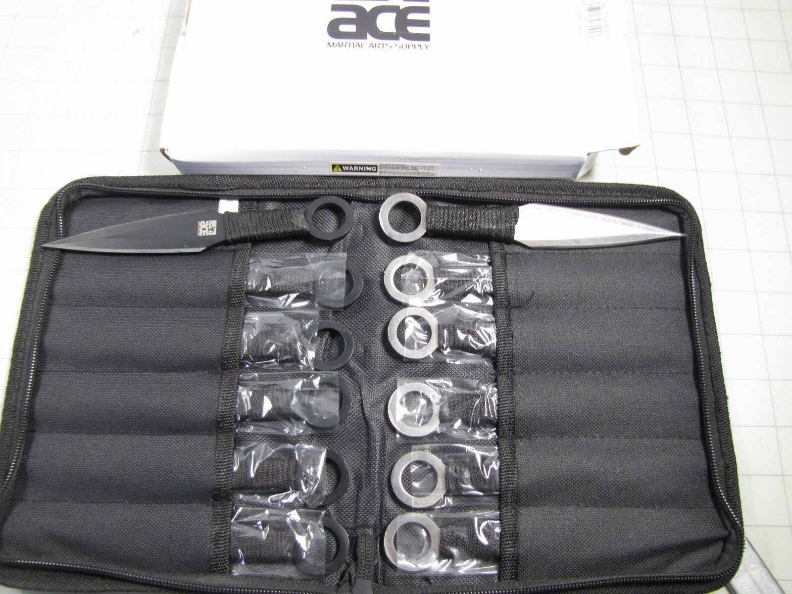 Set of 12 Ace Martial Arts Wrapped Throwing Knives NEW