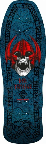 Powell Peralta Per Welinder NORDIC SKULL Skateboard Deck BLUE