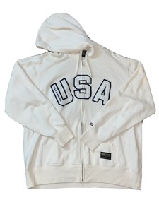 white ralph lauren zip up moletom com capuz